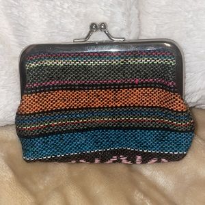 2/$10! Aztec Mixed Pattern Snap Closure Coin Purse/Wallet-BRAND NEW